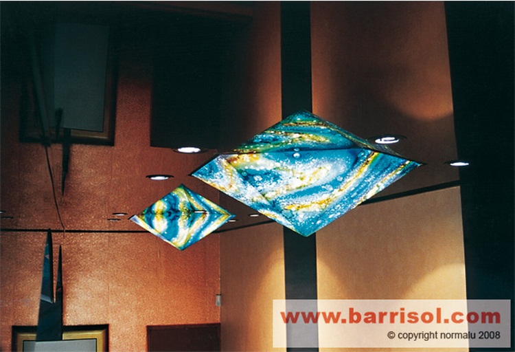Barrisol painted deco